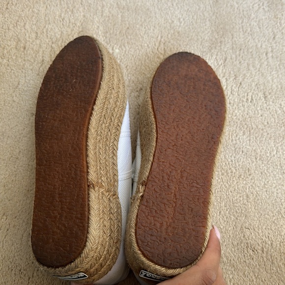 Superga 2790 Rope Pattern Platform Sneakers/Shoes White. Size 39.5/ 9.5 - Picture 6 of 6